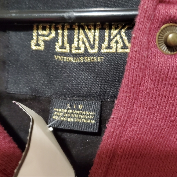 A PINK letterman jacket - Picture 4 of 4